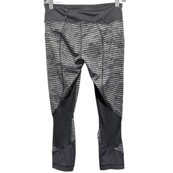 LULULEMON ATHLETICA Pace Rival Crop 'Full-On Luxtreme 22' Size 4 - Picture 8 of 8